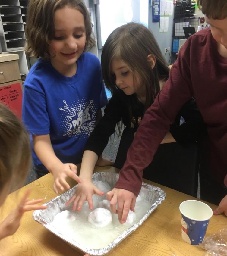 sensory science experiment baking soda and vinegar